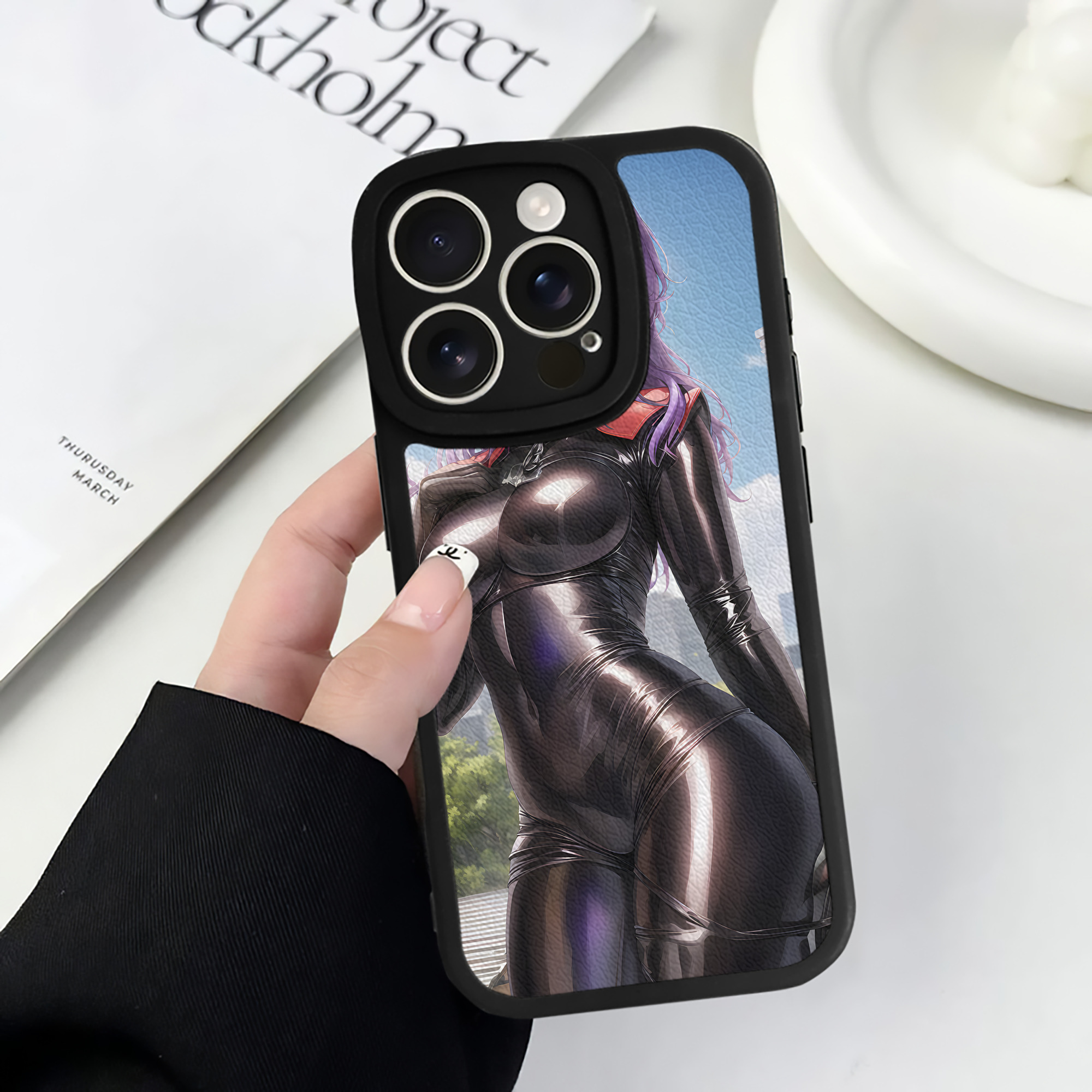 （画像用） EVA 新世紀エヴァンゲリオン 【iPhone 16シリーズ対応】シリコンスマホケース（レザー調） 材質：シリコン